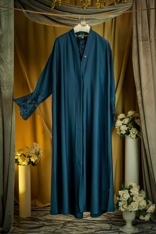 Safiya Net Embroidered Zinc