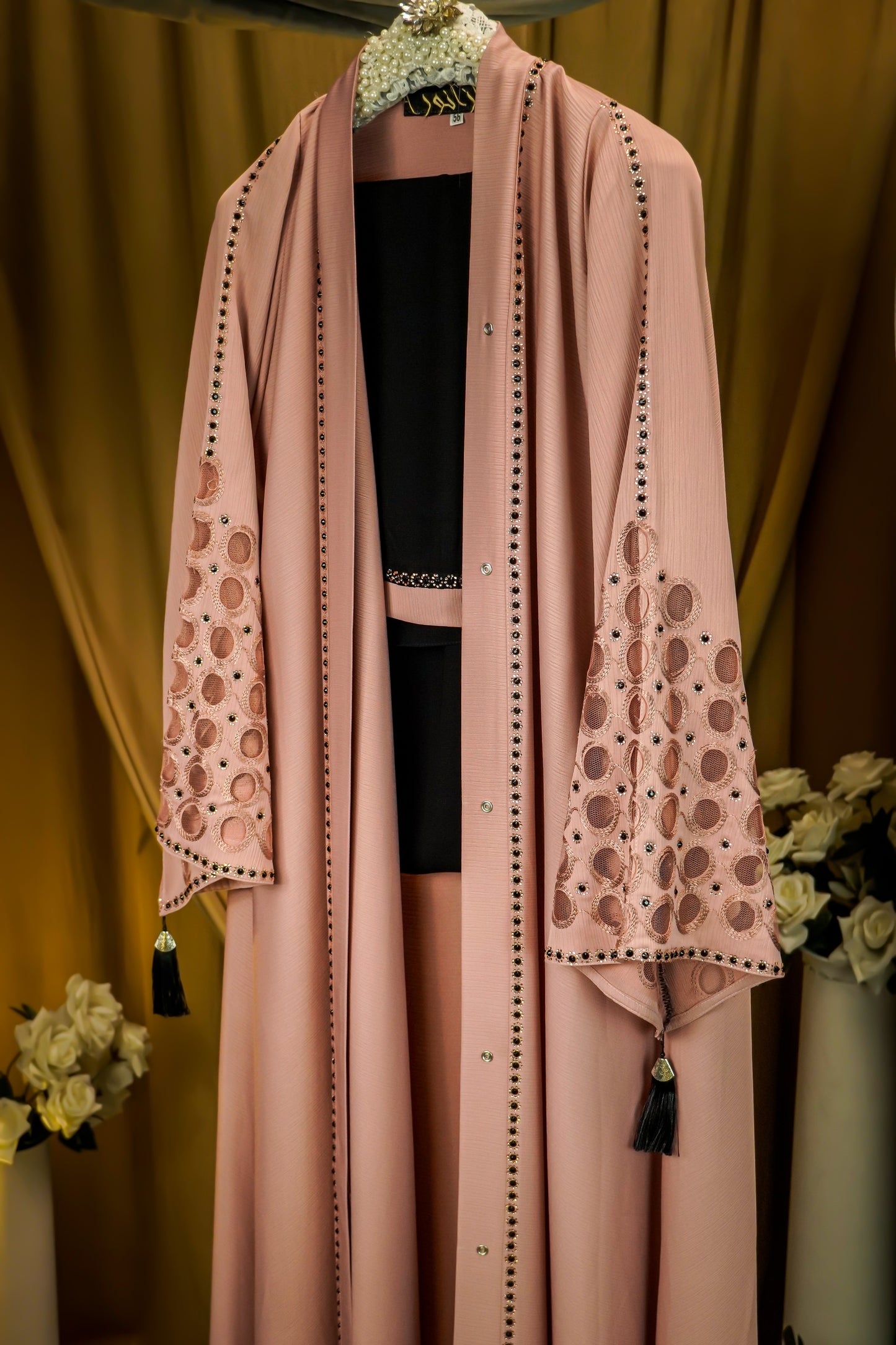 Mirha Embroidered Pink