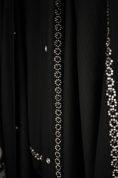 Mirha Embroidered Black