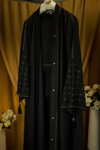Mirha Embroidered Black