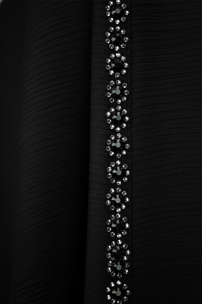 Mirha Embroidered Black