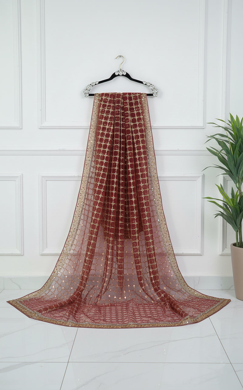 Zerqa Organza Shawl