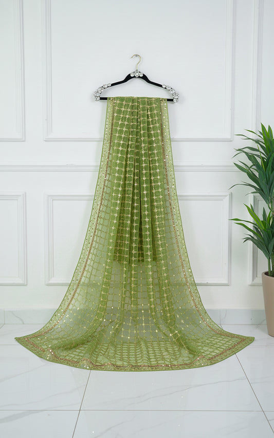 Zerqa Organza Shawl