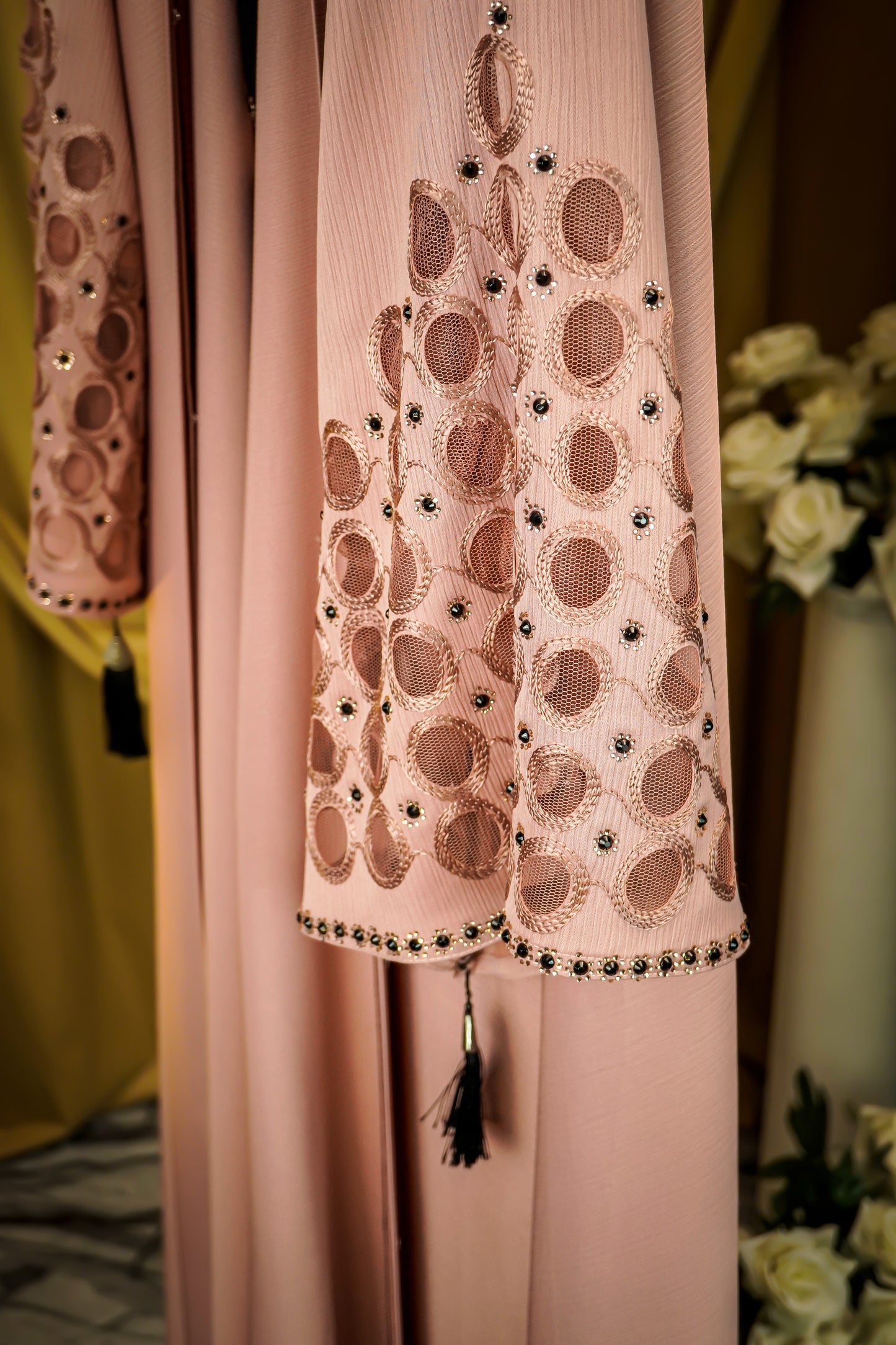 Mirha Embroidered Pink