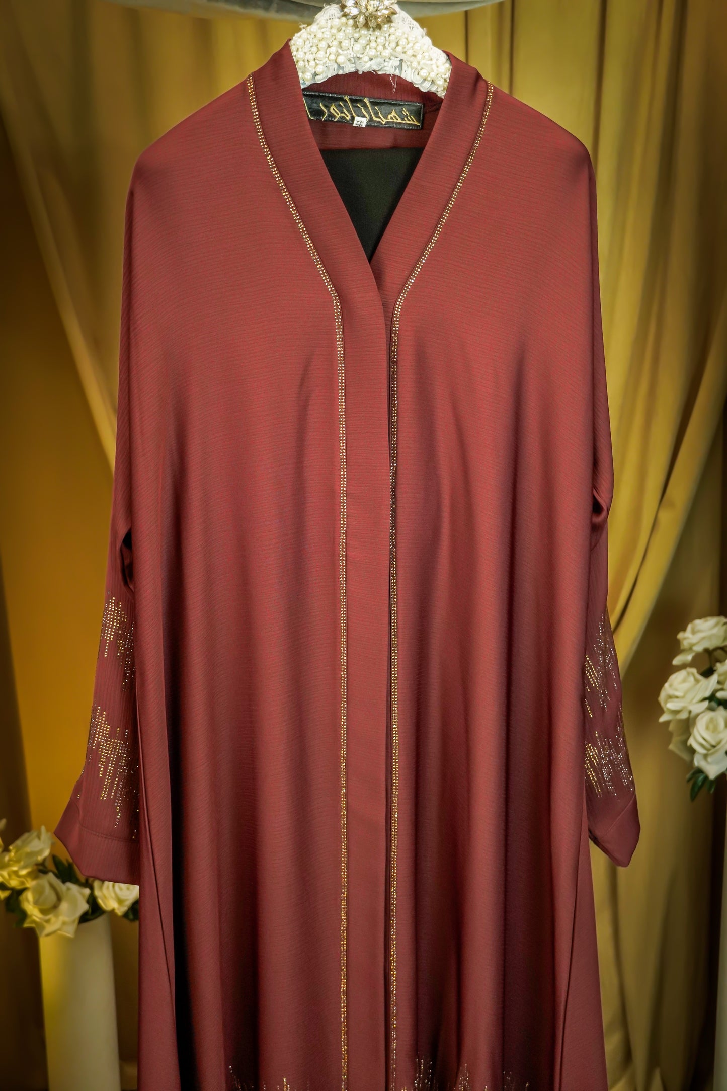 Elaina Maroon Abaya