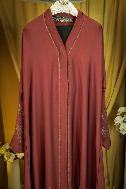 Elaina Maroon Abaya