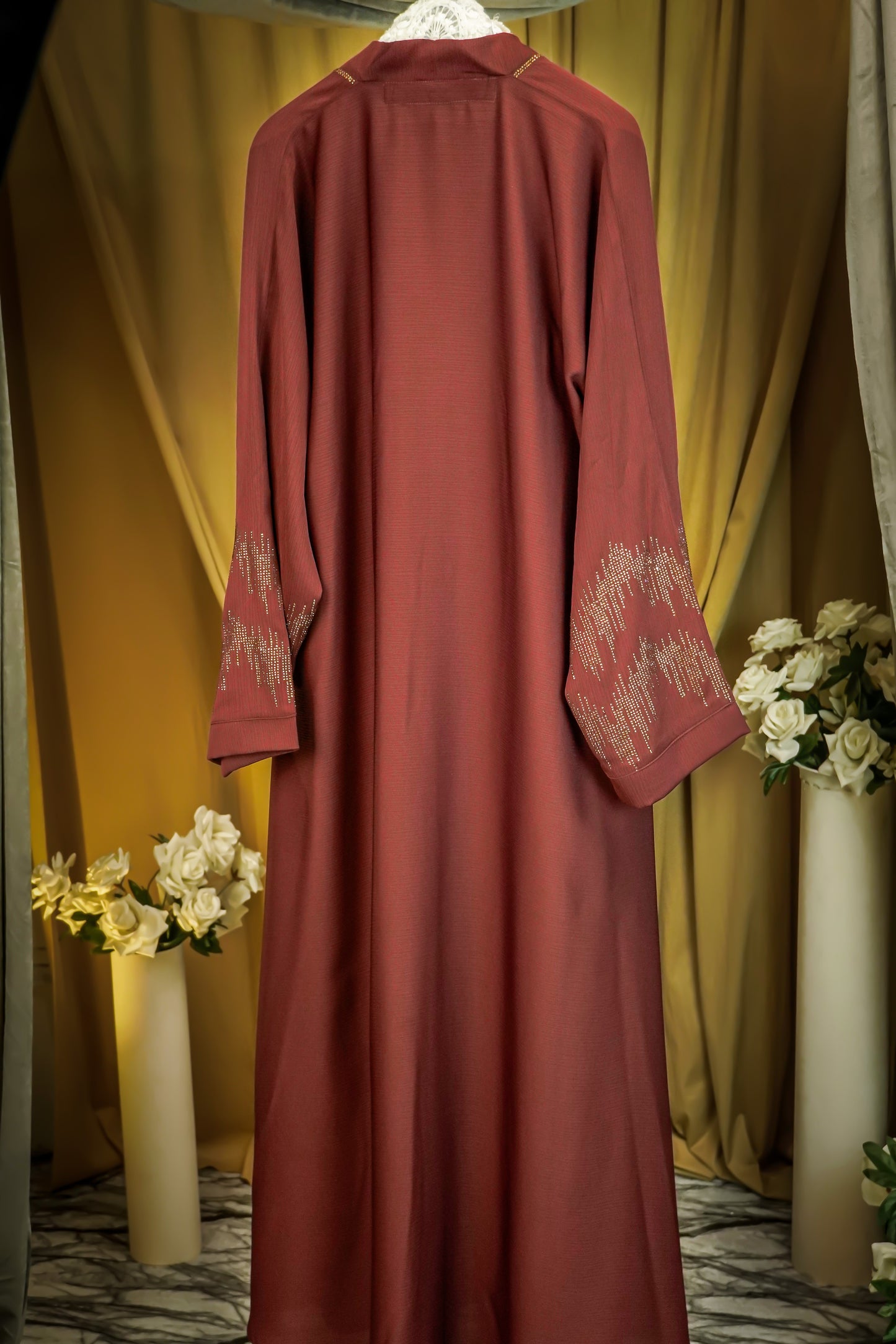 Elaina Maroon Abaya