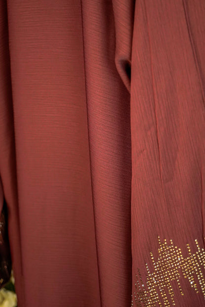 Elaina Maroon Abaya