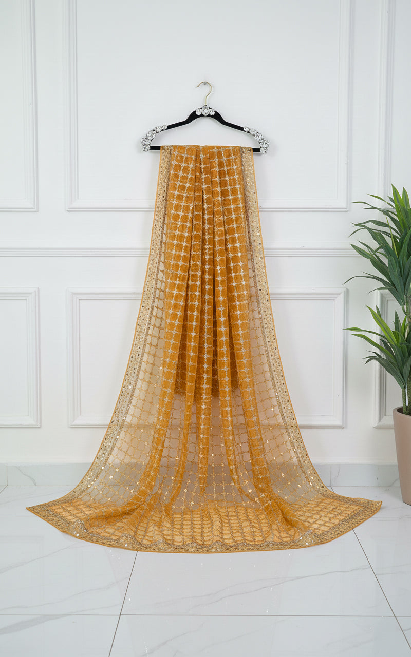 Zerqa Organza Shawl
